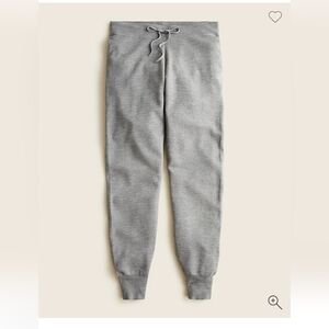 COPY - NWT J Crew 100% merino drawstring joggers, grey, large
